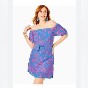 NWT Lilly Pulitzer Jada Off The Shoulder Romper